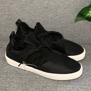 Steve Madden Lancer Black Mesh Sneakers 9.5